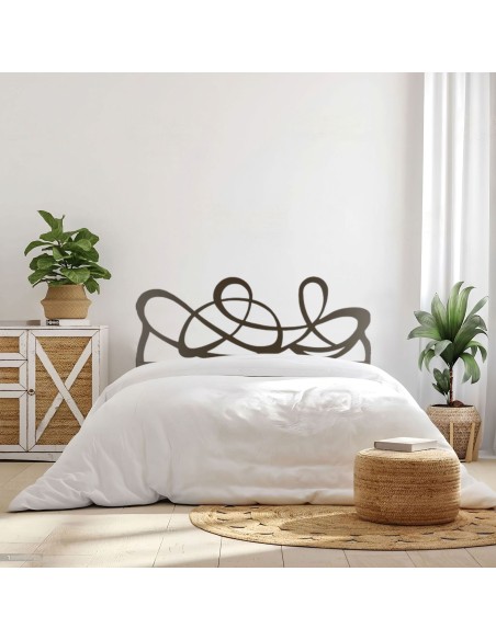 Cabecero de forja Maño en color negro para cama de 150 cm