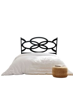 Cabecero de forja Tui en color negro para cama de 150 cm 2