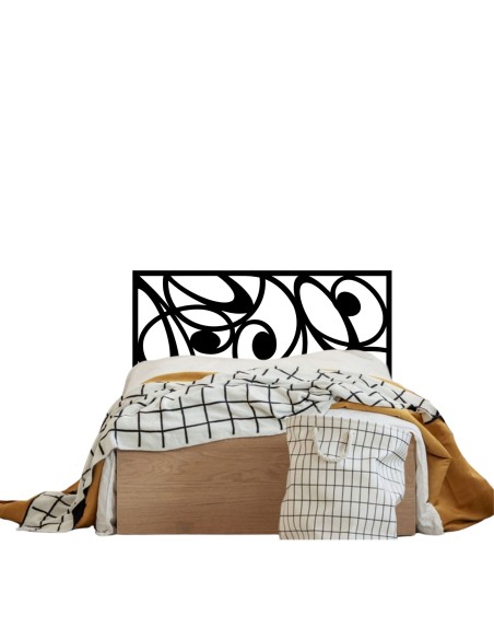 Detalle del cabecero Atria fabricado en España con acero resistente